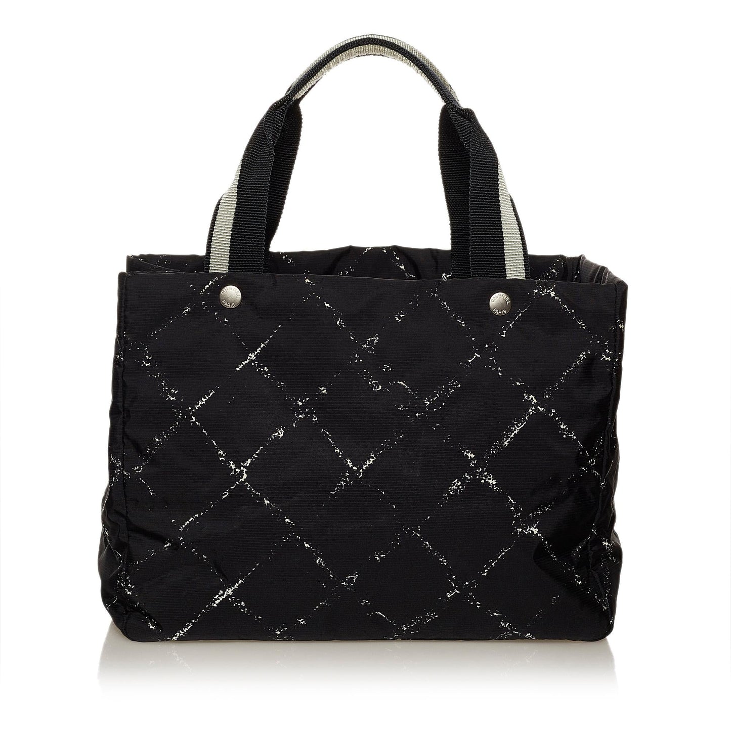 Chanel Old Travel Line Nylon Tote Bag (SHG-28505)