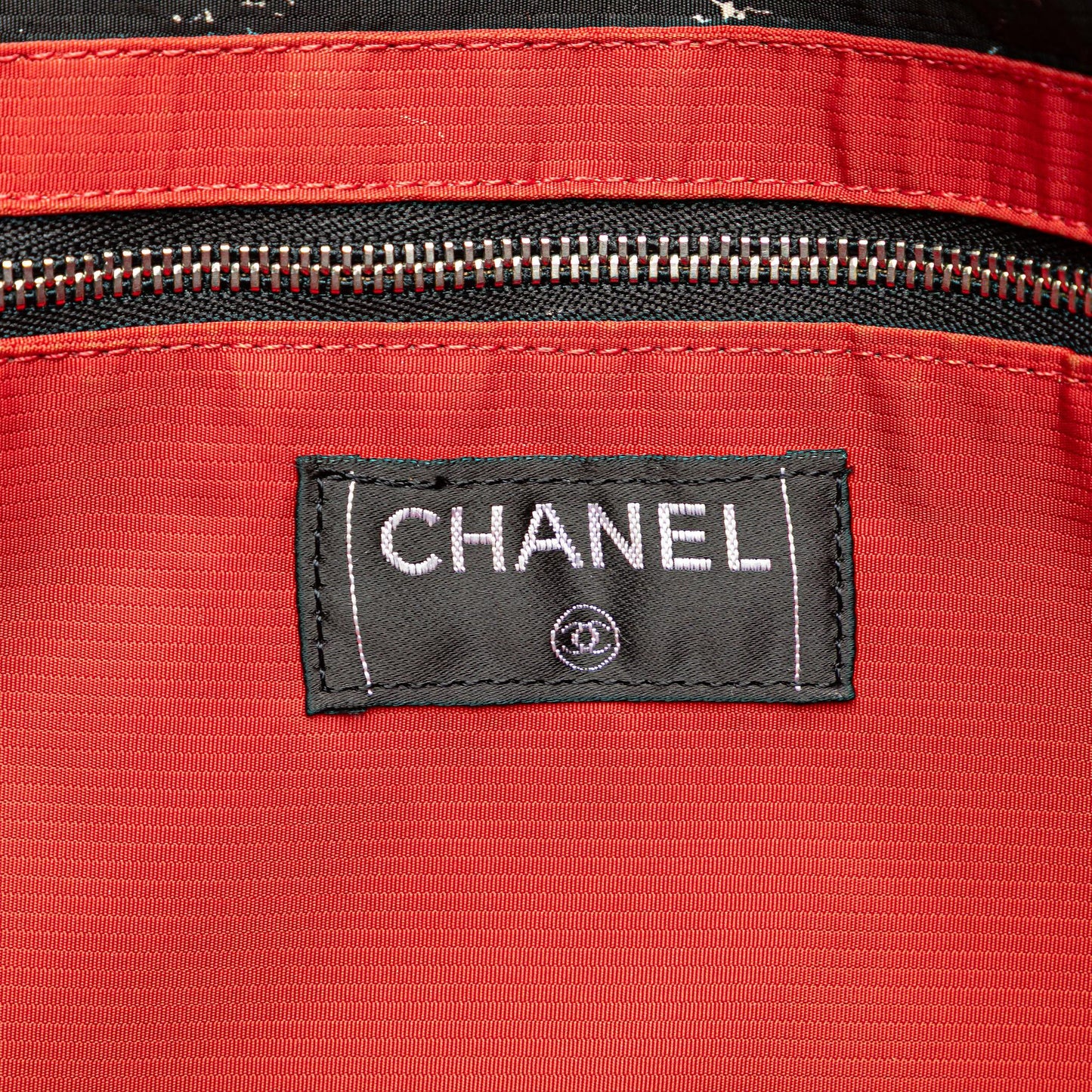 Chanel Old Travel Line Nylon Tote