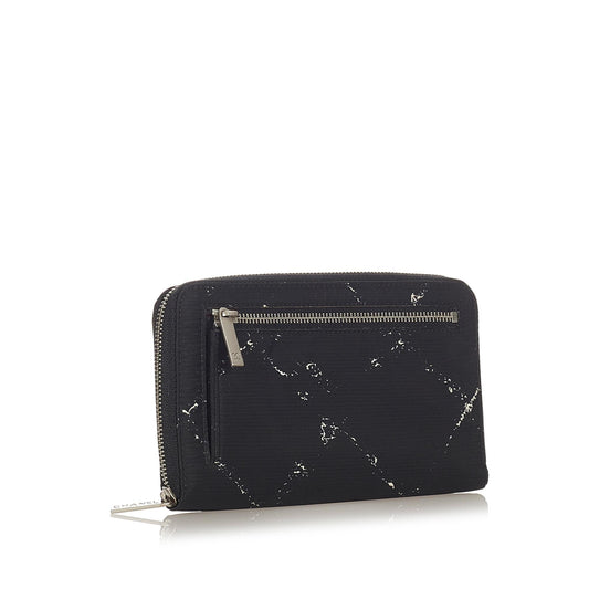 Chanel Old Travel Line Zip Around Wallet (SHG-23762)