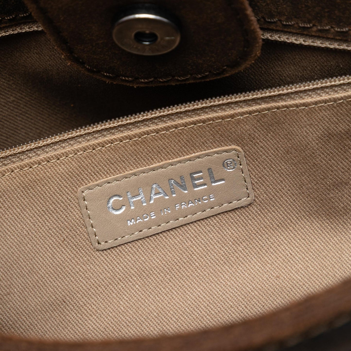 Chanel Paris Edinburgh Large Quilted Nubuck Highlander Messenger Bag