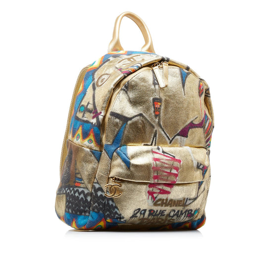 Chanel Paris New-York Street Spirit Backpack (SHG-bCgLVx)