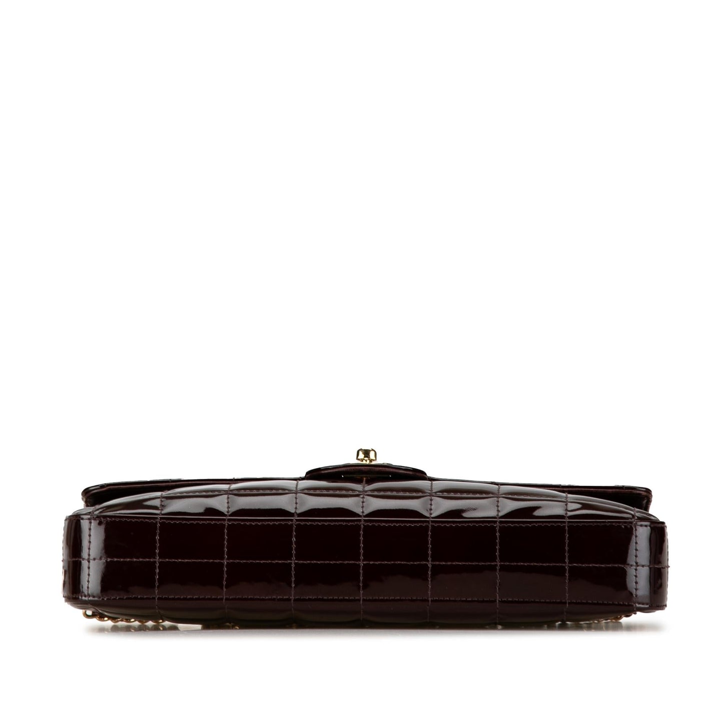 Luxury Chanel Patent Choco Bar East West Flap (SHG-0yHZCX)