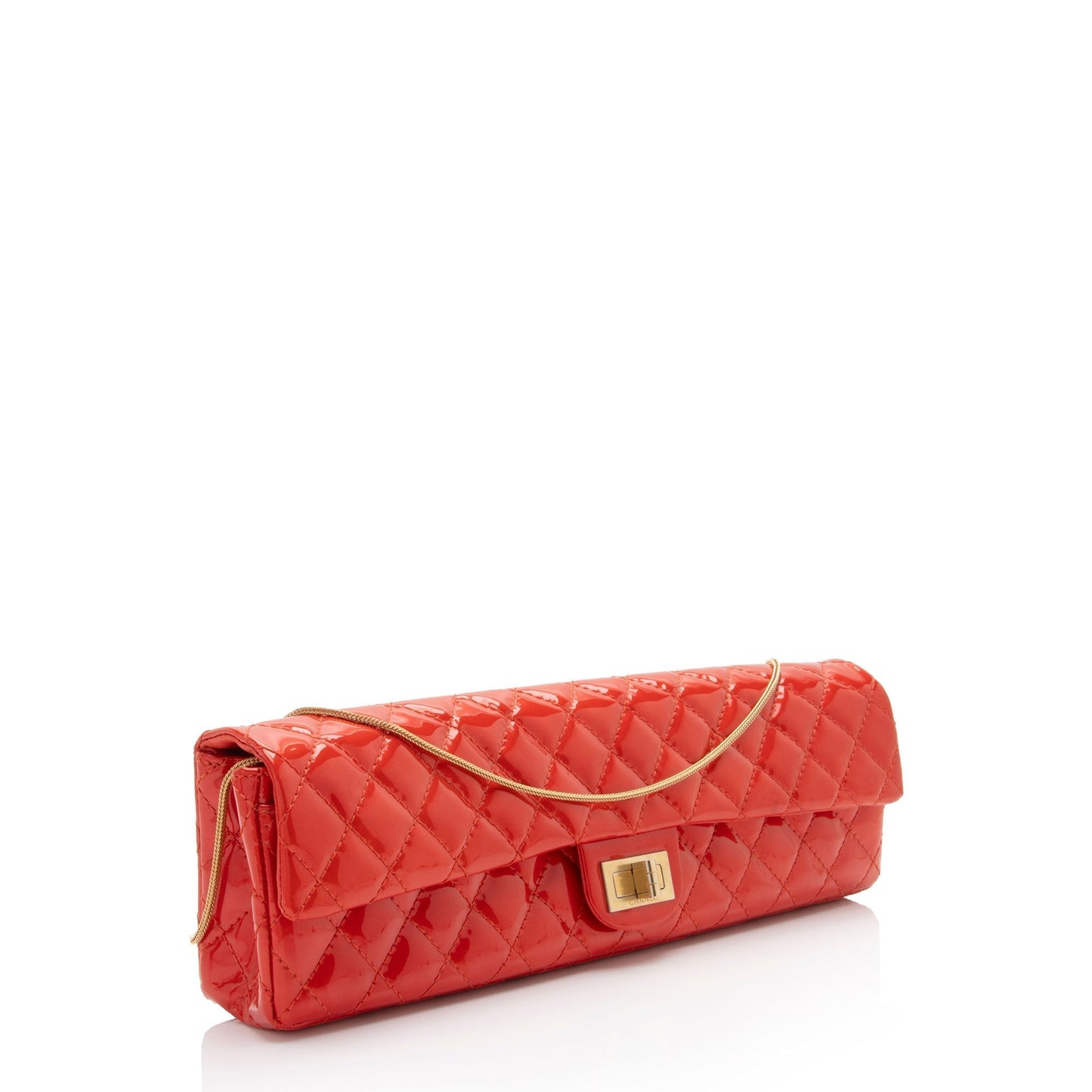 Luxury Chanel Patent Leather 2.55 Reissue E/W Clutch (SHF-Og65LE)