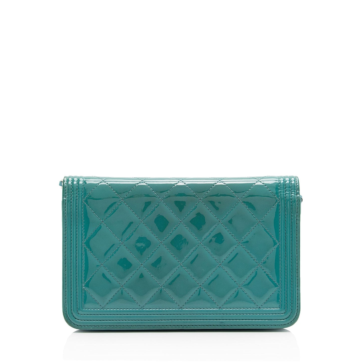 Luxury Chanel Patent Leather Boy Wallet on Chain (SHF-ZZnKzy)