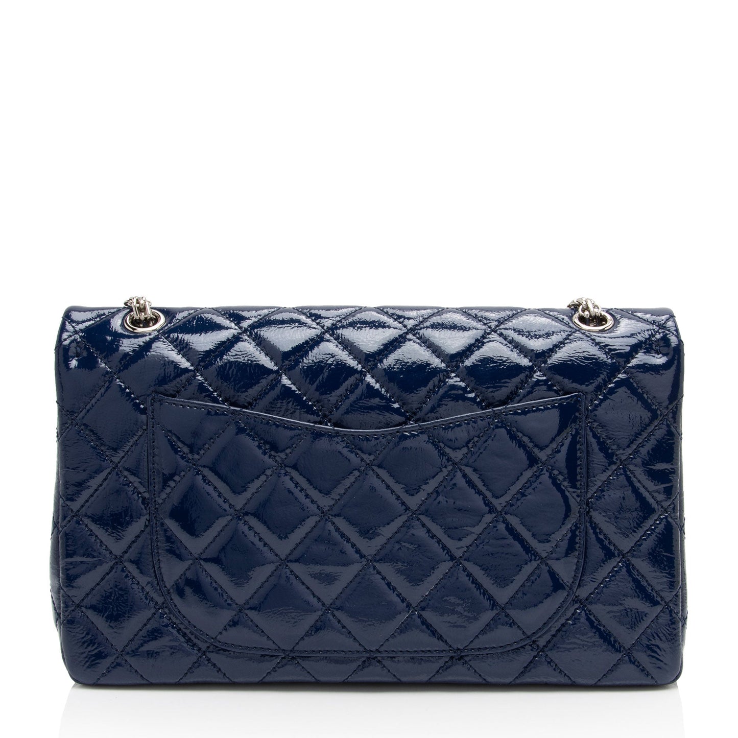 Luxury Chanel Patent Leather Calfskin Reissue 227 Double Flap Bag (SHF-RipkU7)