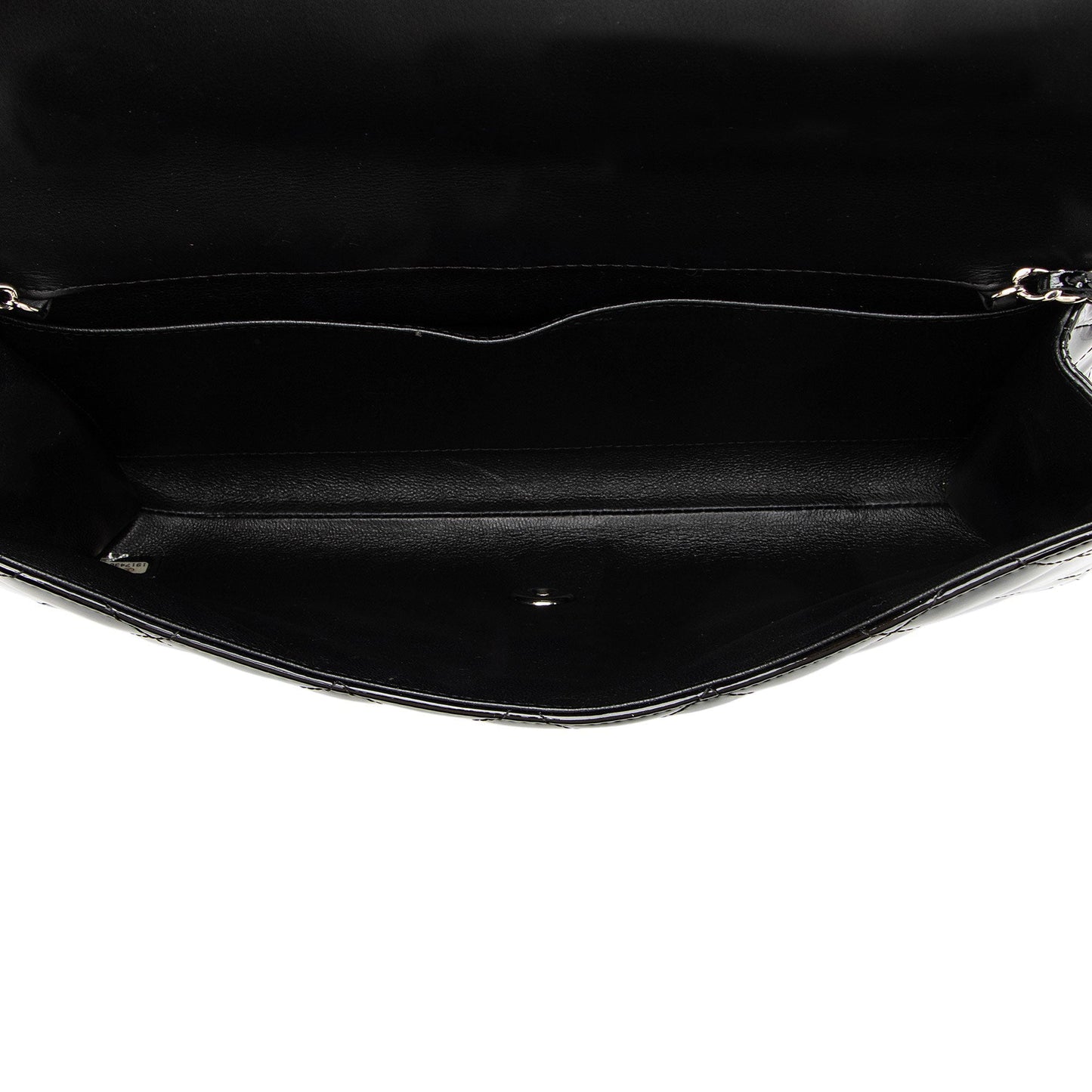 Chanel Patent Leather Classic Chain Flap Clutch