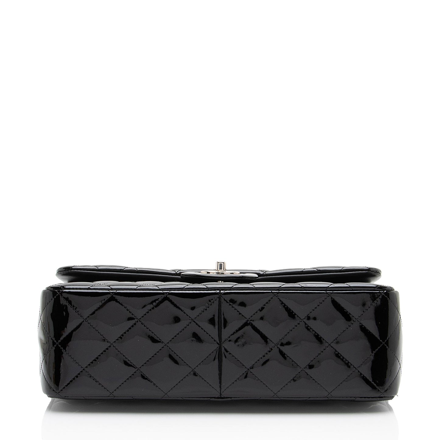 Chanel Patent Leather Classic Jumbo Double Flap Bag