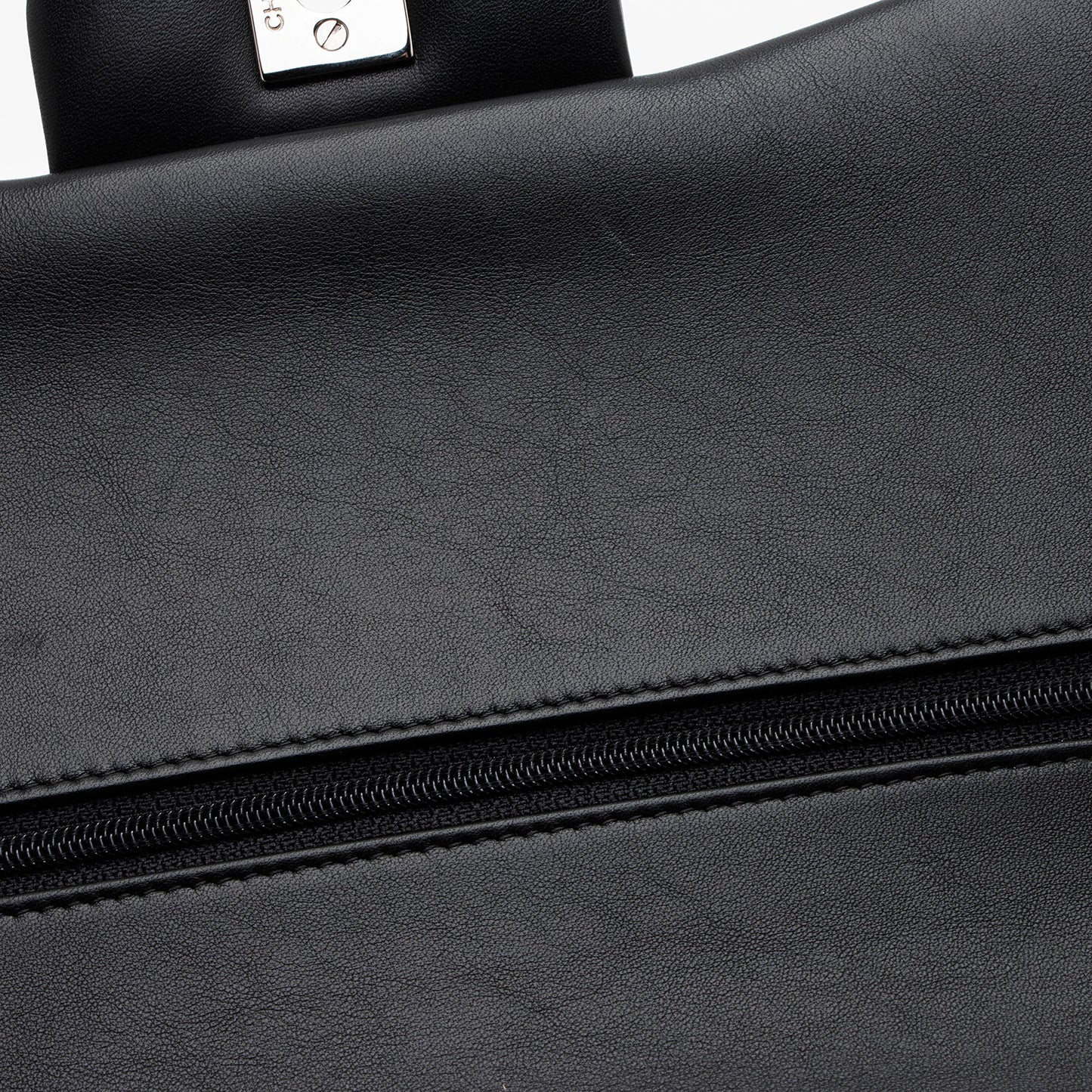 Chanel Patent Leather Classic Jumbo Double Flap Bag