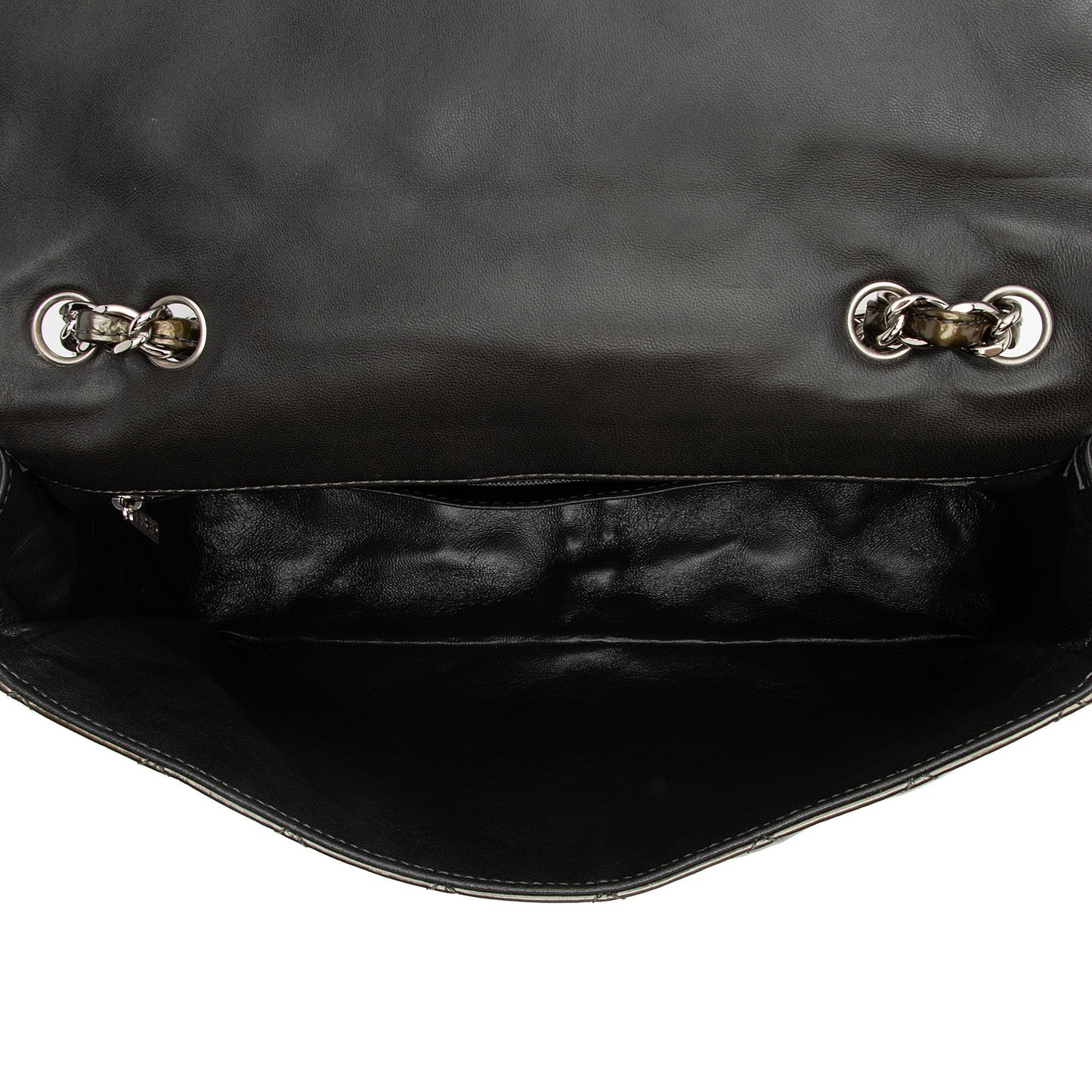 Chanel Patent Leather Classic Jumbo Single Flap Bag (SHF-j2Ye52)