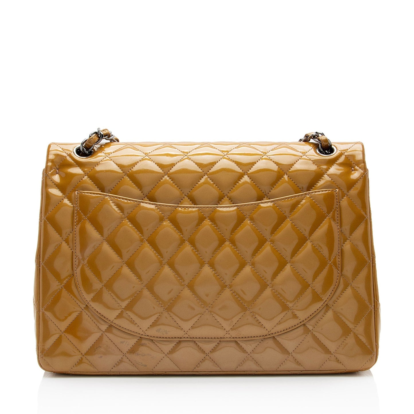 Luxury Chanel Patent Leather Classic Maxi Double Flap Bag (SHF-If9V1h)