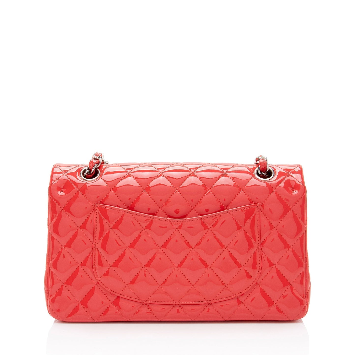 Luxury Chanel Patent Leather Classic Medium Double Flap Bag (SHF-96viXO)