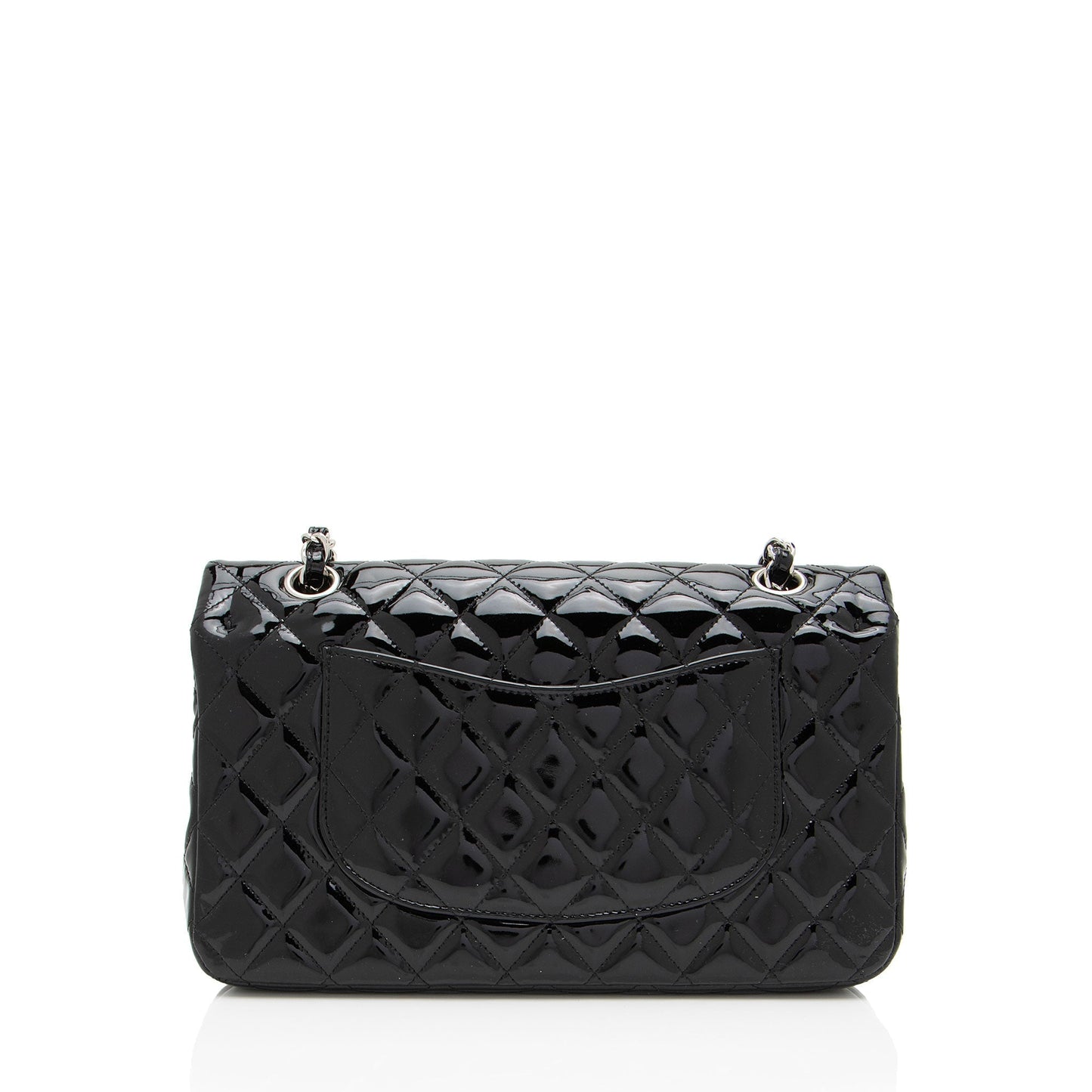Luxury Chanel Patent Leather Classic Medium Double Flap Bag (SHF-vw1LPd)