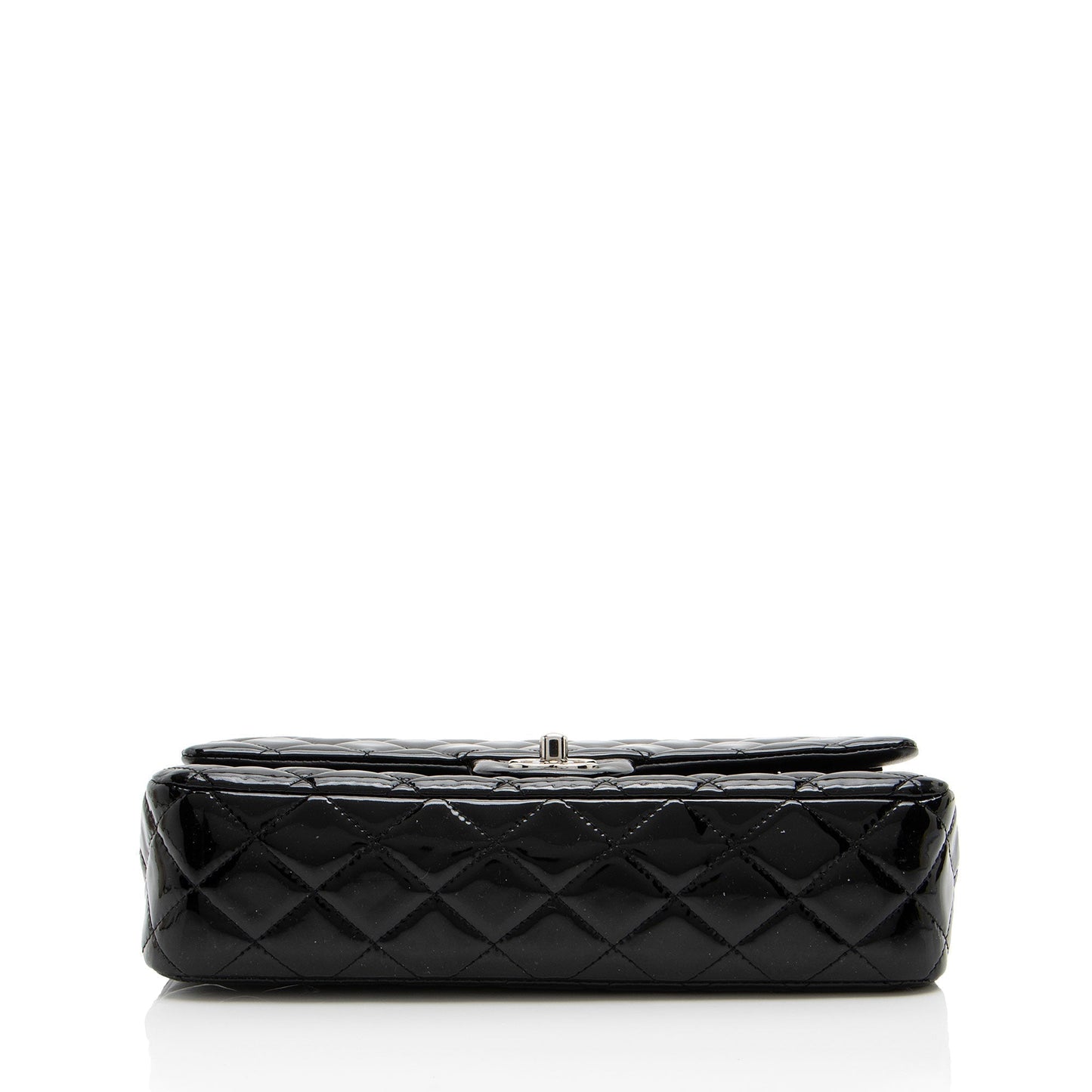 Luxury Chanel Patent Leather Classic Medium Double Flap Bag (SHF-vw1LPd)