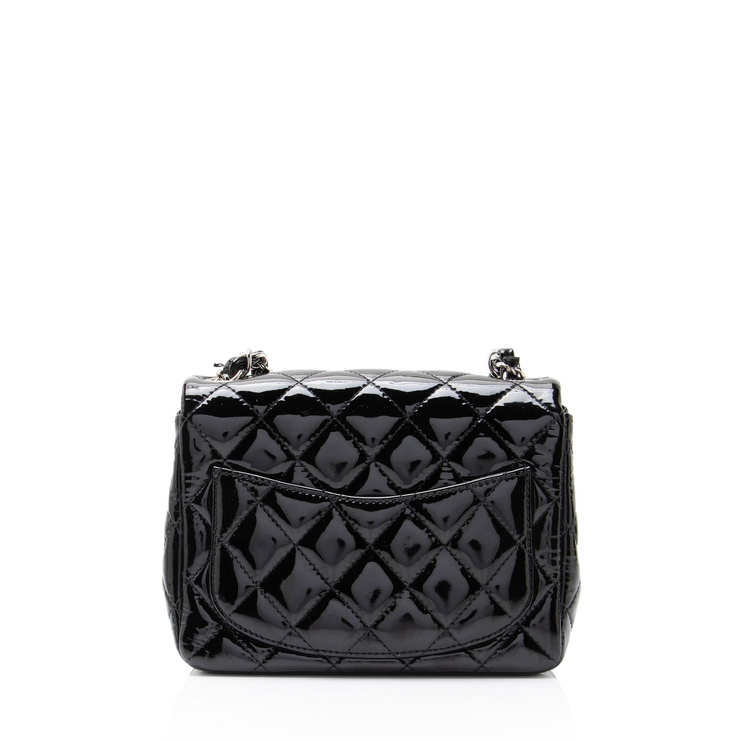 Chanel Patent Leather Classic Square Mini Flap Bag