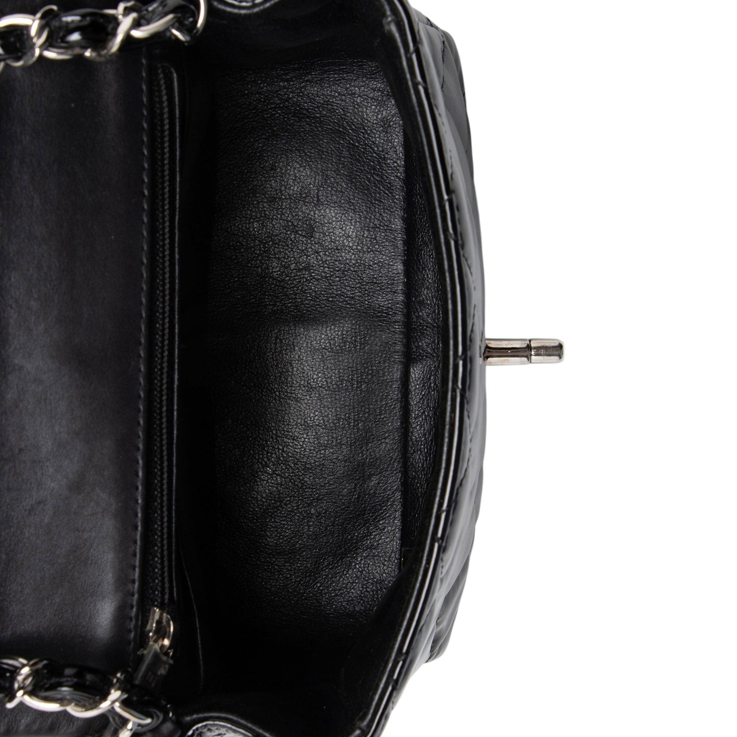 Chanel Patent Leather Classic Square Mini Flap Bag