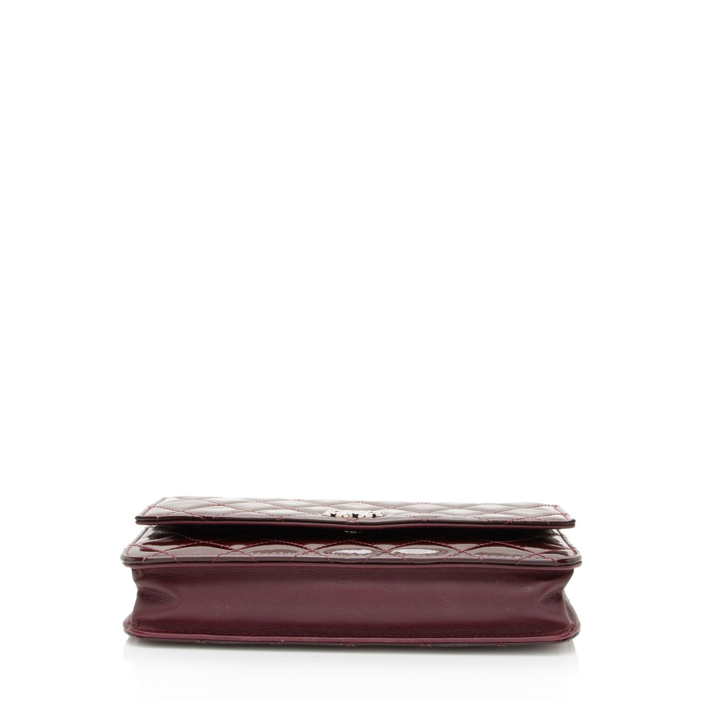 Luxury Chanel Patent Leather Classic Wallet on Chain (SHF-toY5Wd)