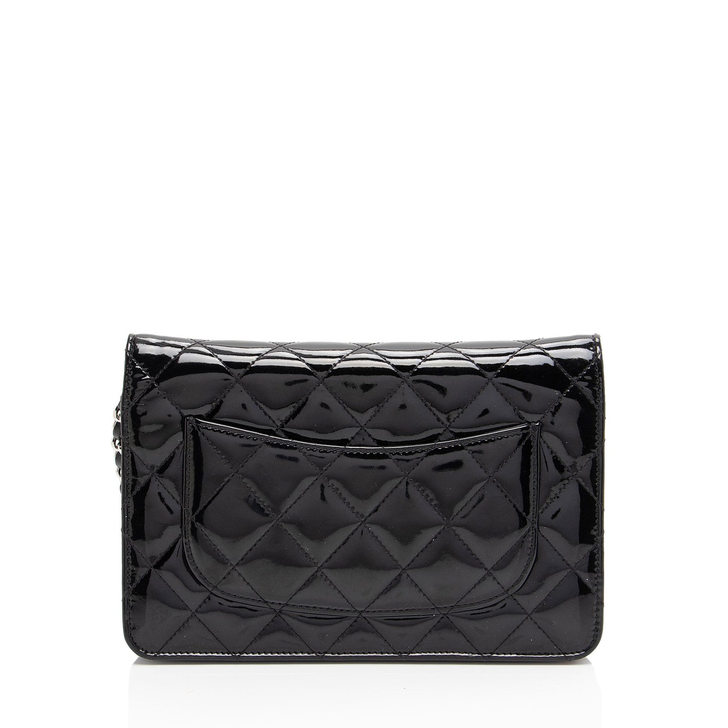 Luxury Chanel Patent Leather Classic Wallet on Chain (SHF-sMkM9h)