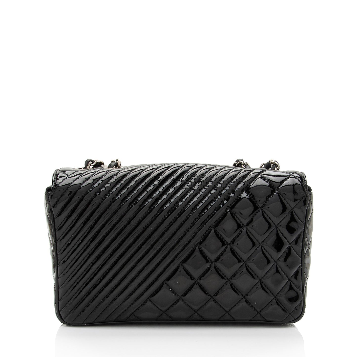 Luxury Chanel Patent Leather Coco Boy Medium Flap Bag (SHF-qtoszA)