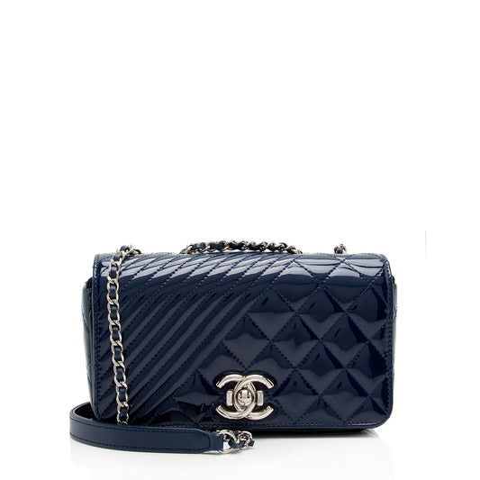 Luxury Chanel Patent Leather Coco Boy Small Flap Bag (SHF-mwPK8i)