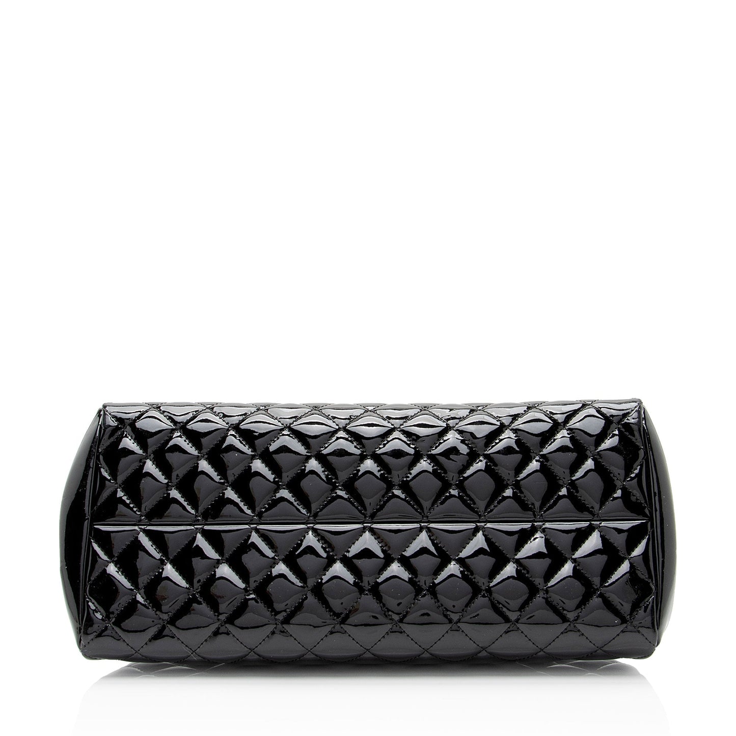 Luxury Chanel Patent Leather Just Mademoiselle Bowler Bag (SHF-xTHbdI)