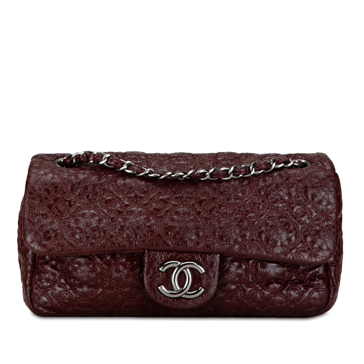 Luxury Chanel Patent Rock In Moscou Single Flap (SHG-eTxOIC)
