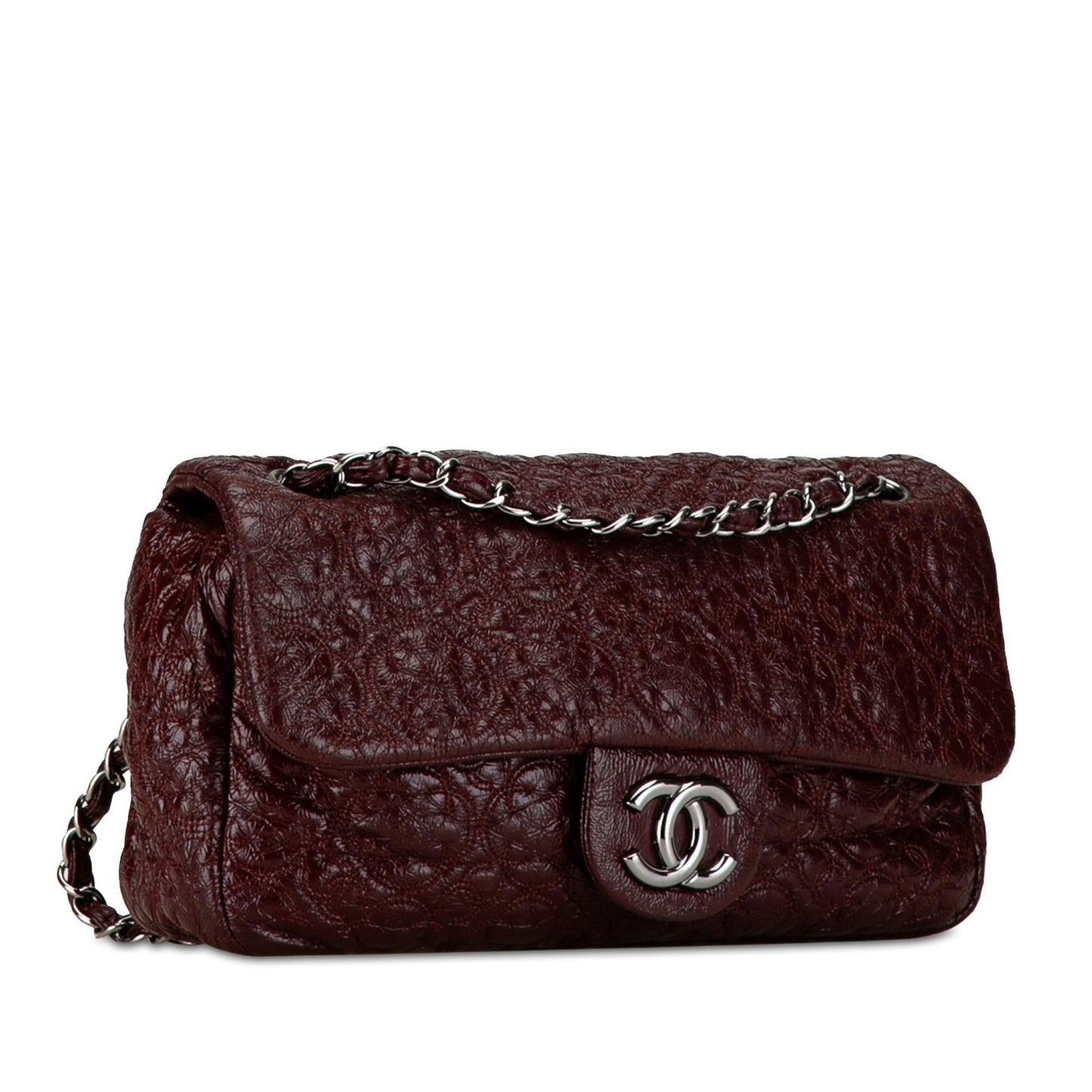 Luxury Chanel Patent Rock In Moscou Single Flap (SHG-eTxOIC)