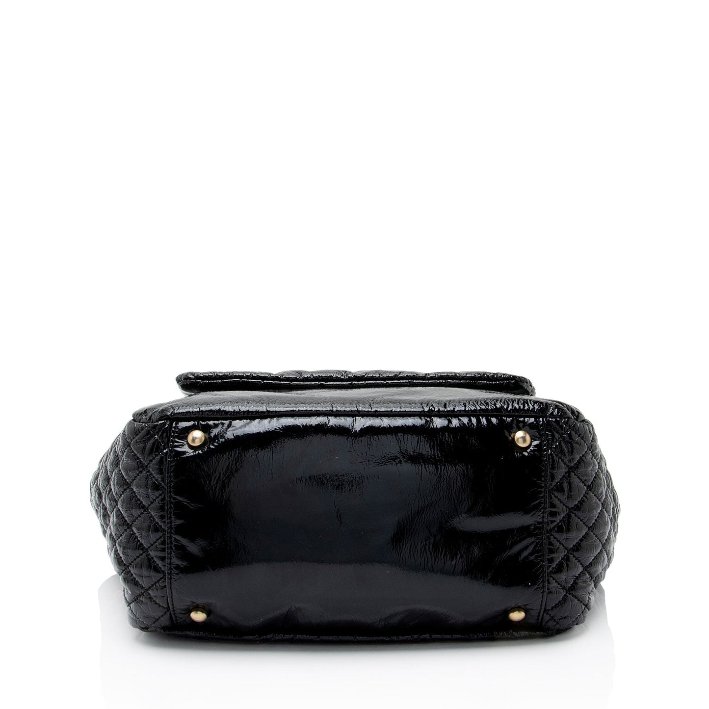Chanel Patent Vinyl Rock and Chain Medium Shoulder Bag