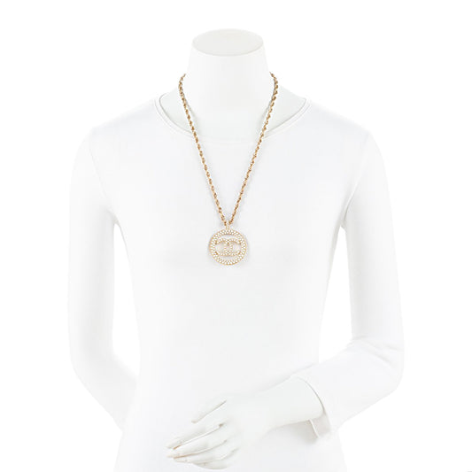 Chanel Pearl Oversize CC Necklace