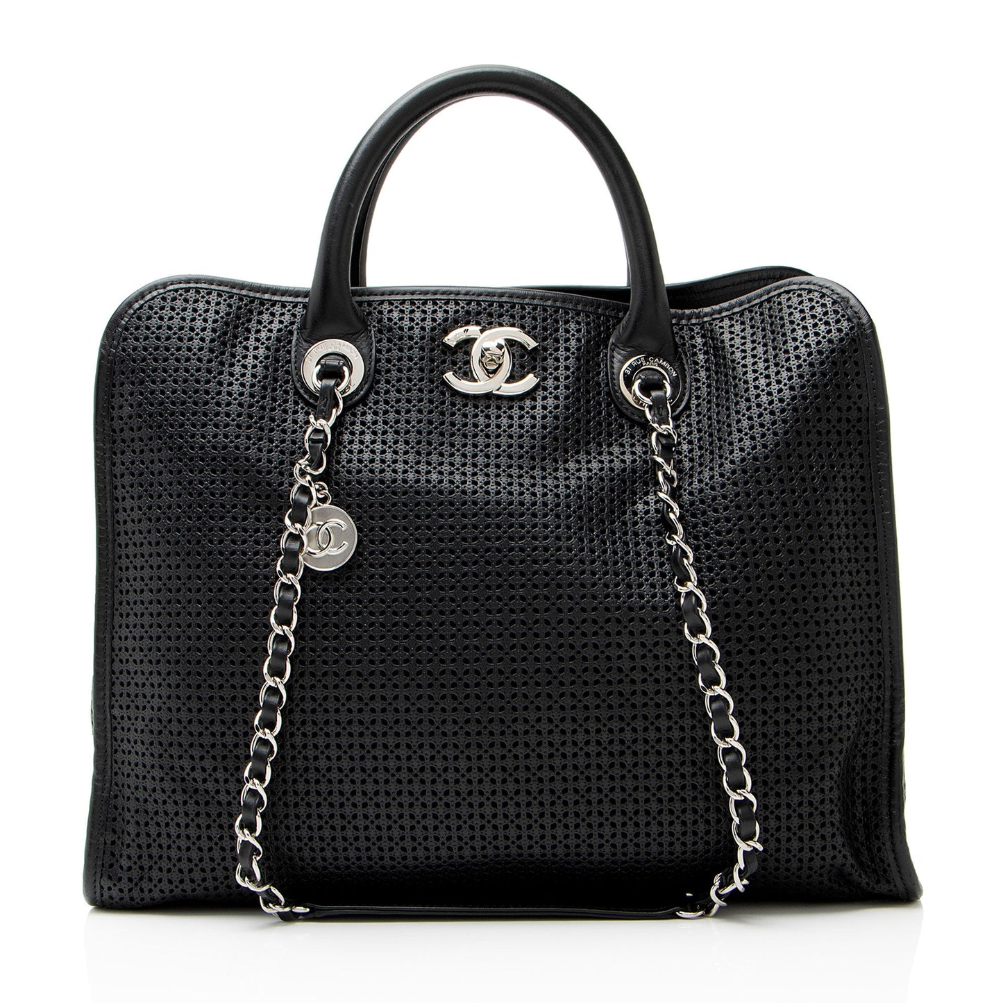 Chanel Perforated Calfskin Up In The Air Large Tote