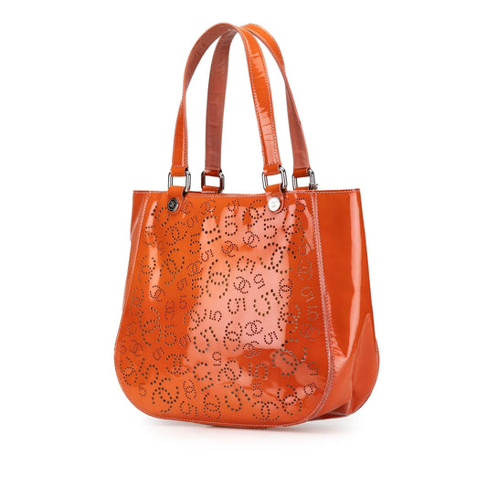 Chanel Perforated Patent CC No. 5 Tote