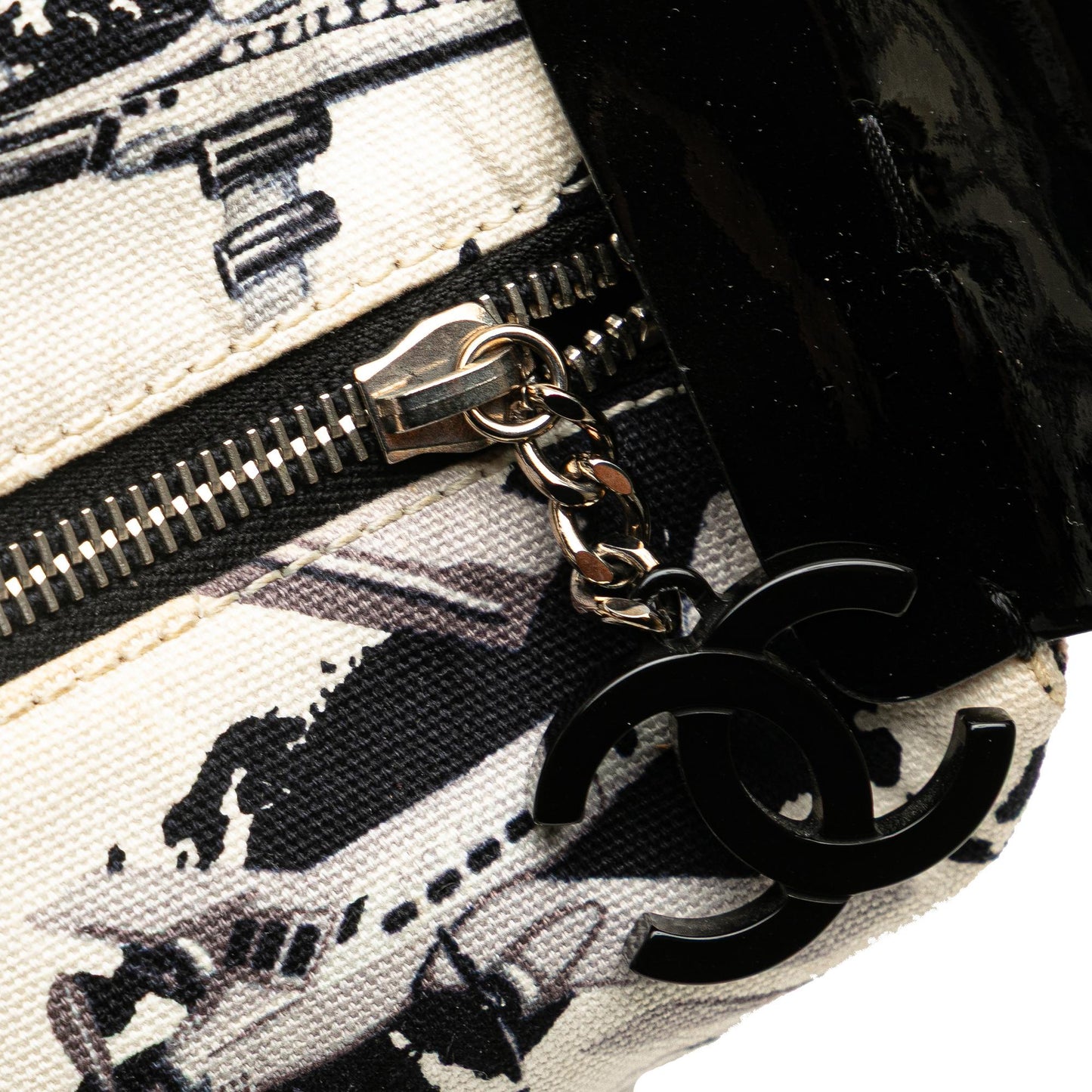 Chanel Printed Canvas Coco Airline Handbag