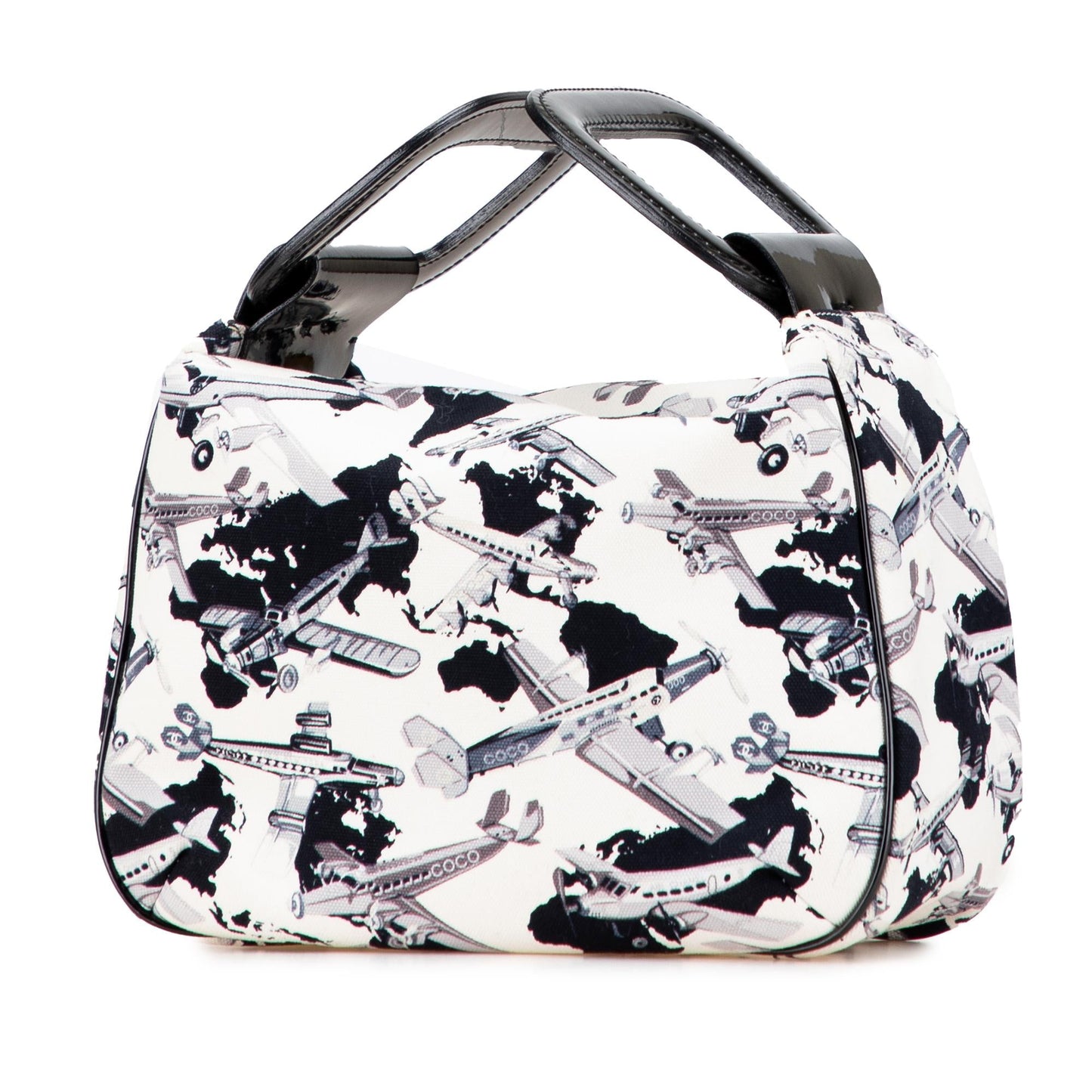 Chanel Printed Canvas Coco Airline Handbag