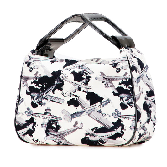 Chanel Printed Canvas Coco Airline Handbag