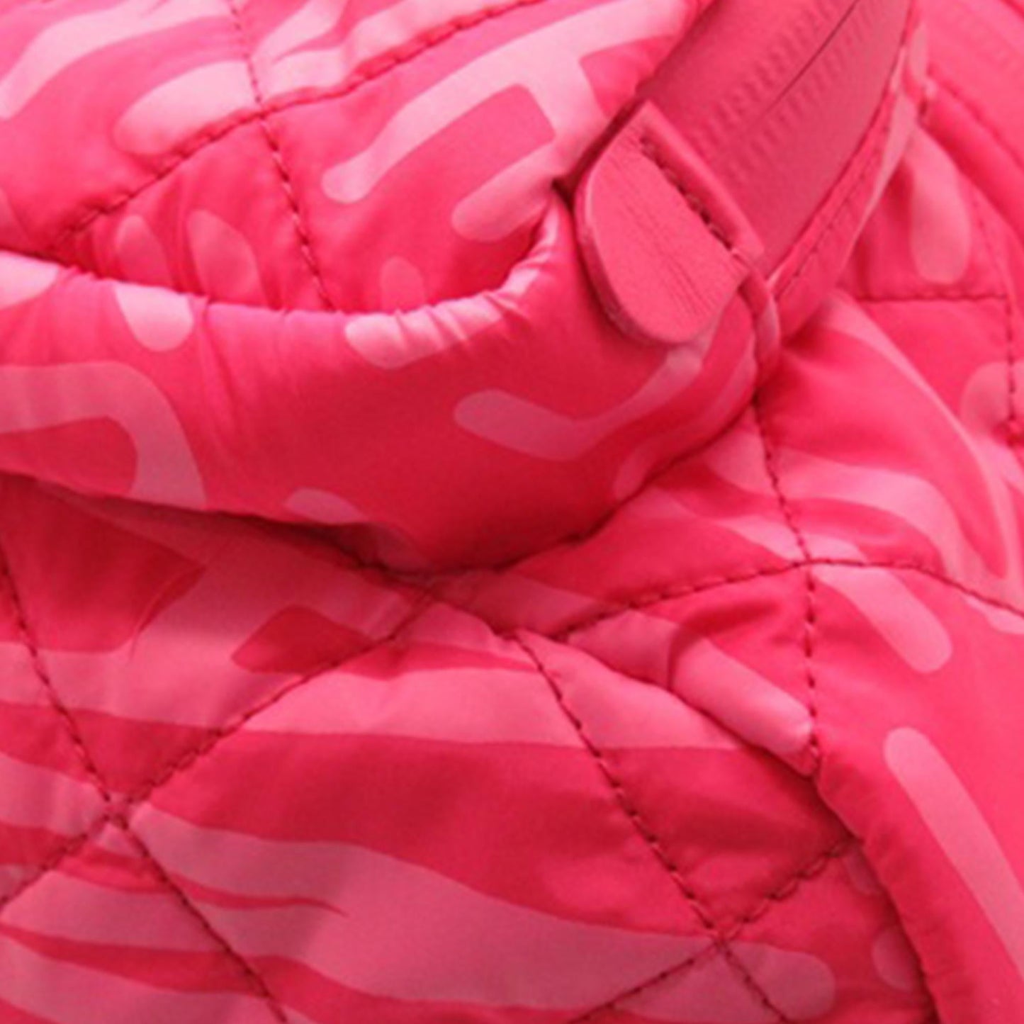 Chanel Printed Nylon Coco Neige Convertible Backpack (SHG-K2hyRT)