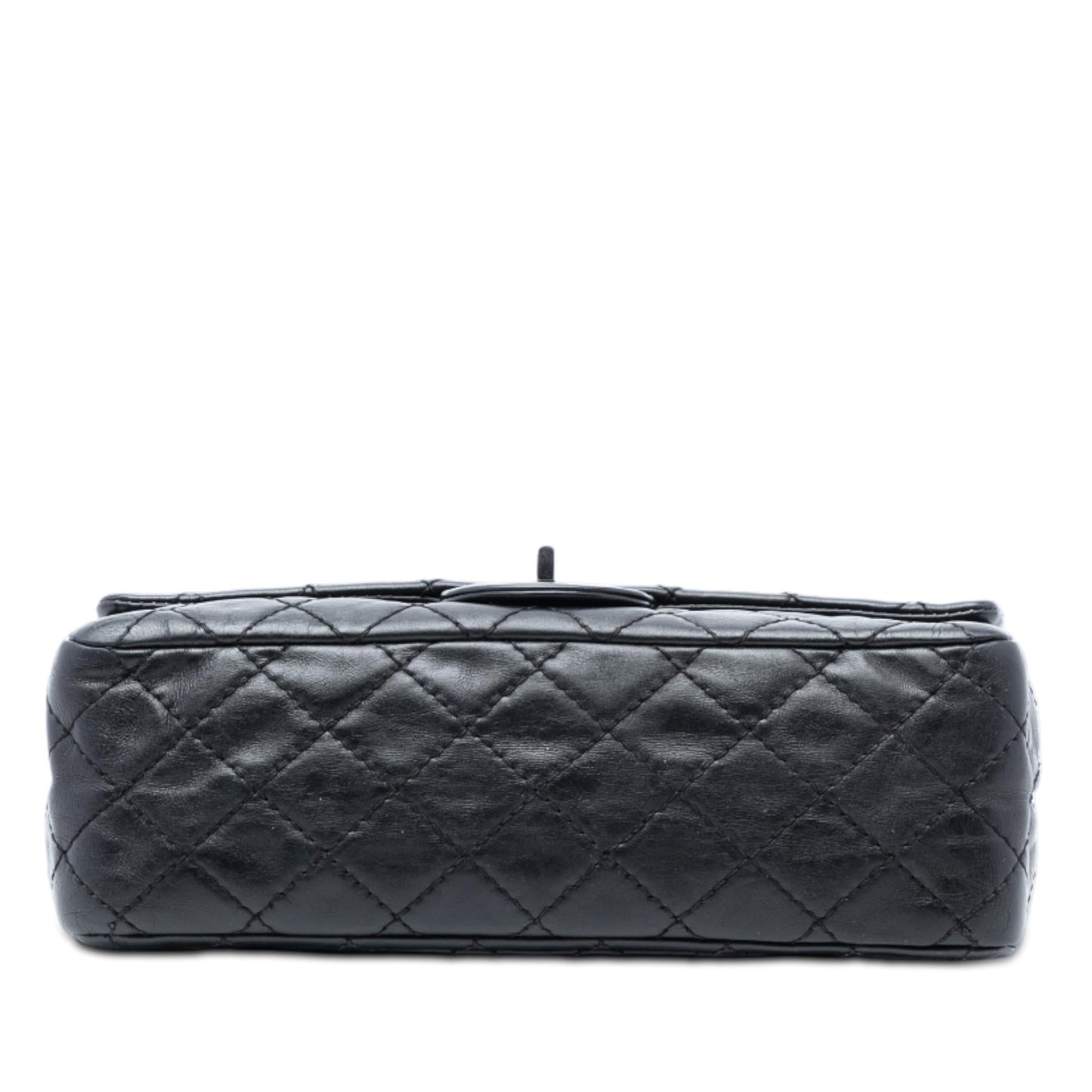 Chanel Quilted Aged Calfskin Reissue 2.55 Double Flap 225 with Mini Pouch
