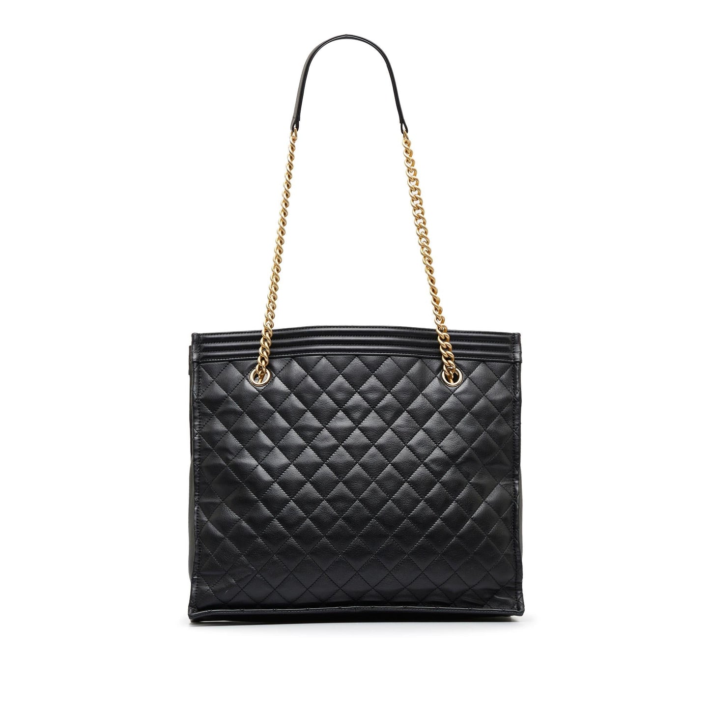 Luxury Chanel Quilted Boy Shopper Tote (SHG-8Epdbv)