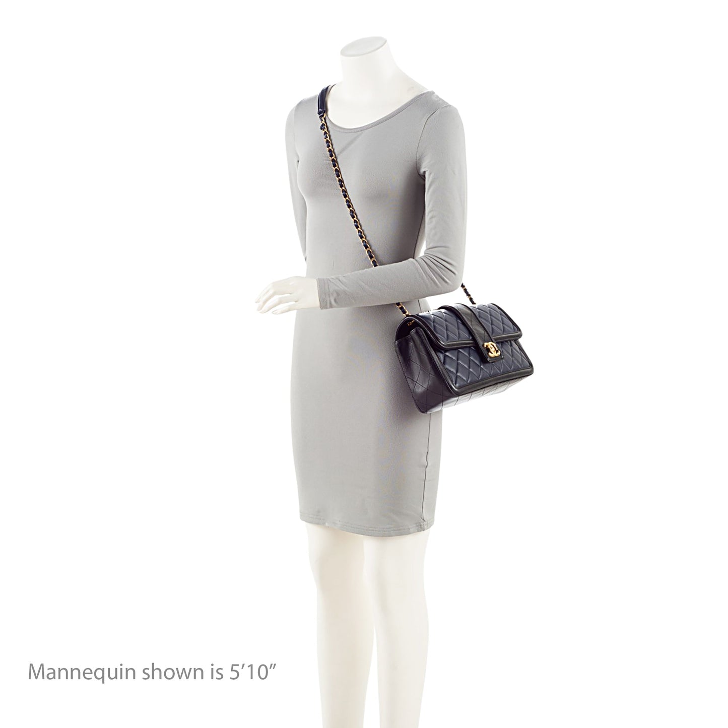Chanel Quilted Calfskin Elegant Jumbo Flap Bag