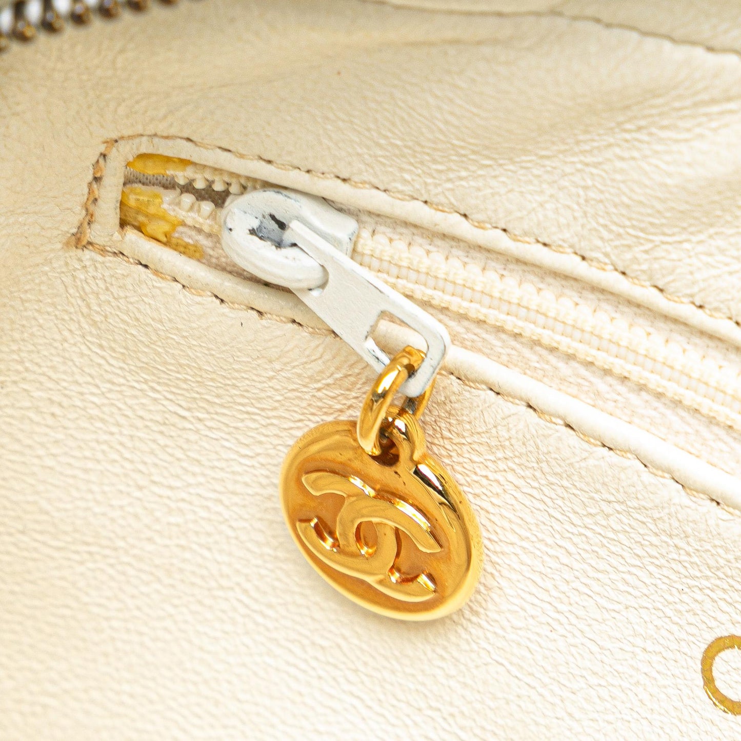 Chanel Quilted Caviar CC Camera Bag