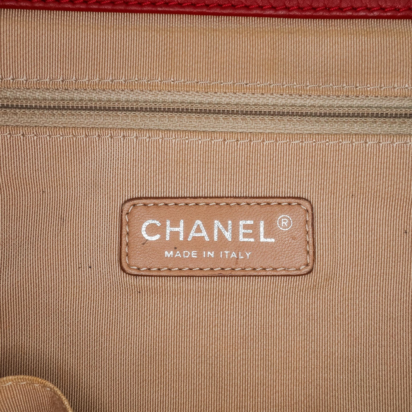 Chanel Quilted Caviar Expandable Zip Tote