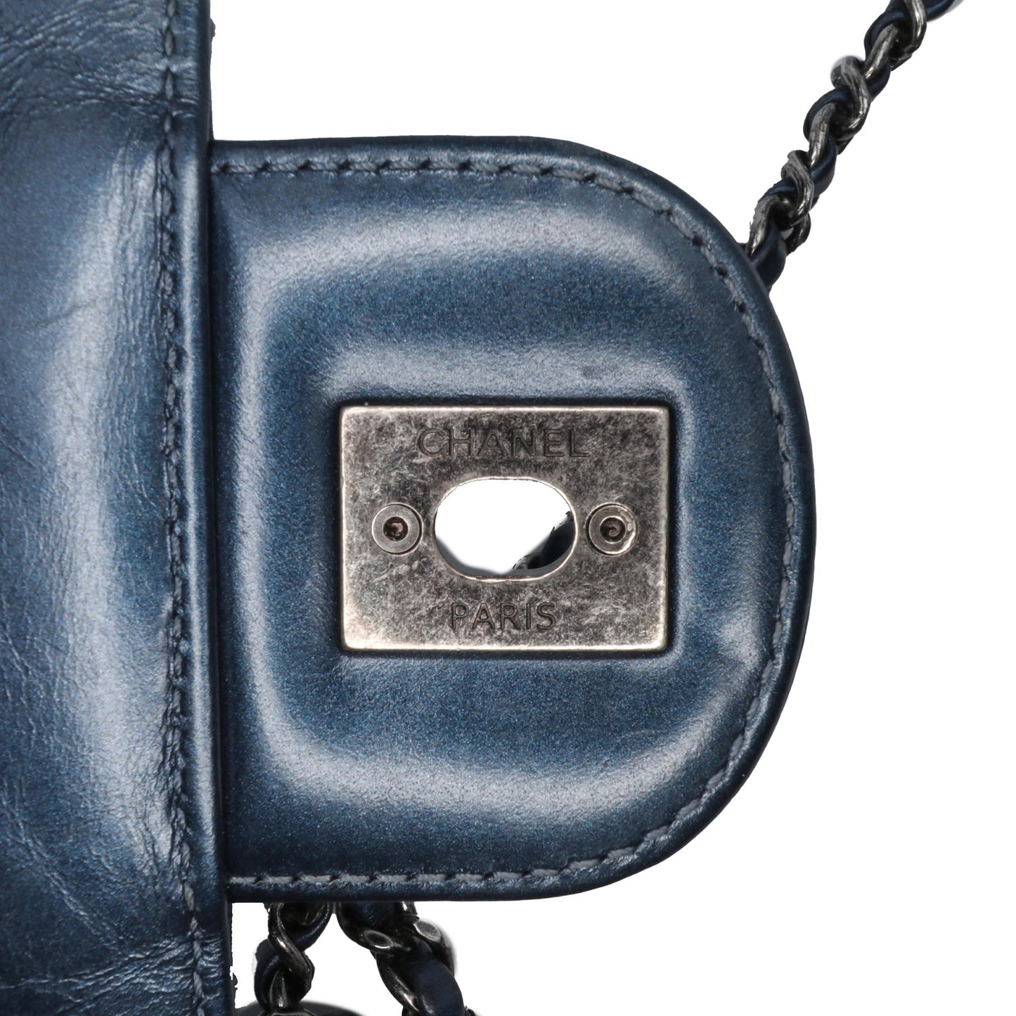 Chanel Quilted Glazed Calfskin Coco Pleats Flap