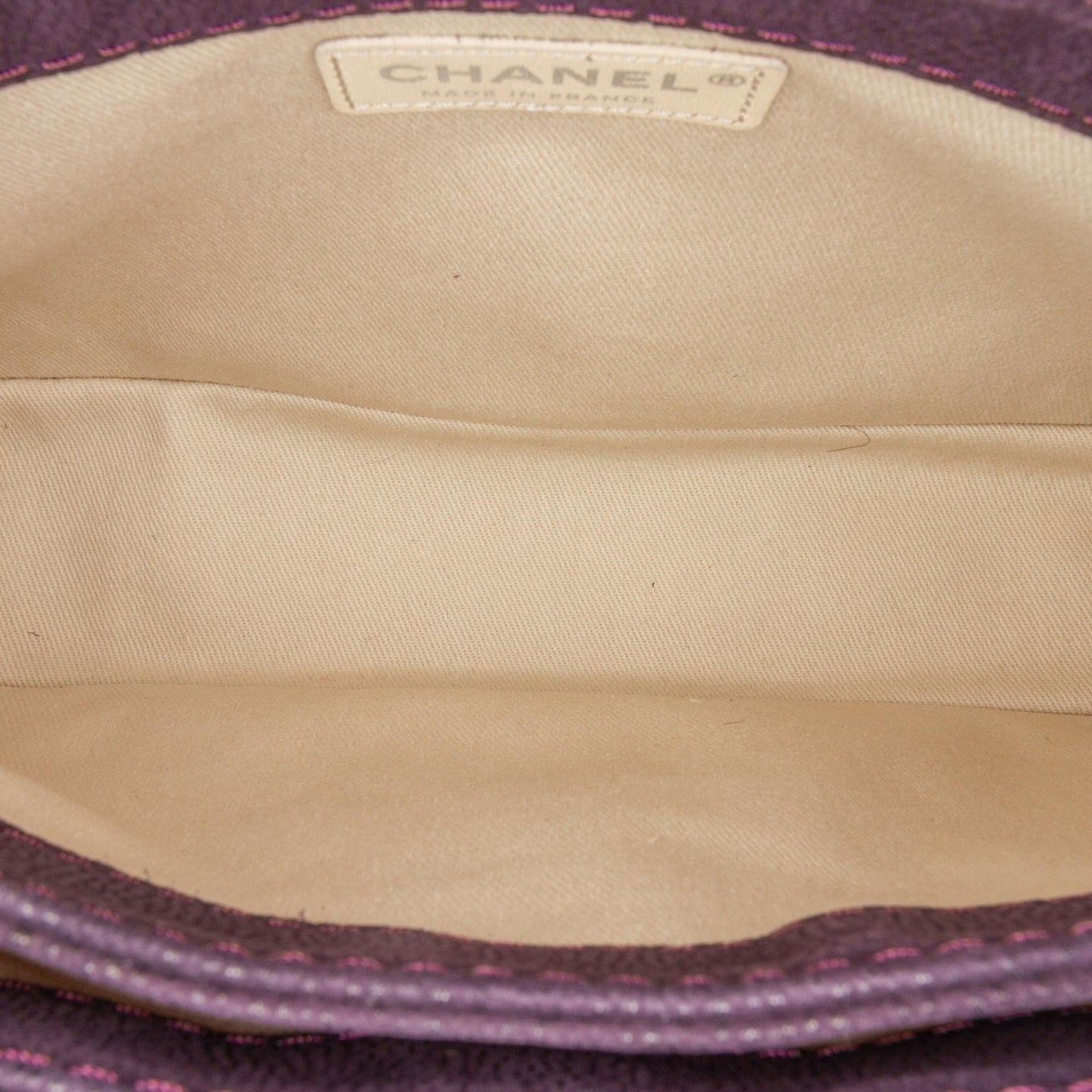 Chanel Quilted Iridescent Caviar Lady Pearly Flap