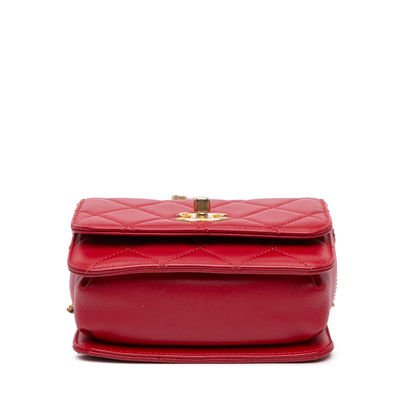 Chanel Quilted Lambskin Cambon Multiple Chains Flap (SHG-YFVoDb)