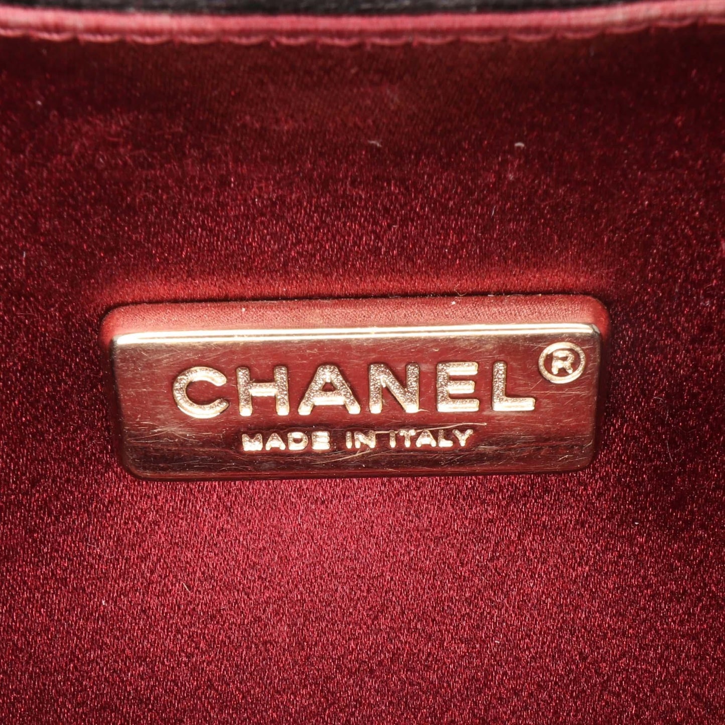 Chanel Quilted Lambskin Chain Around Clutch