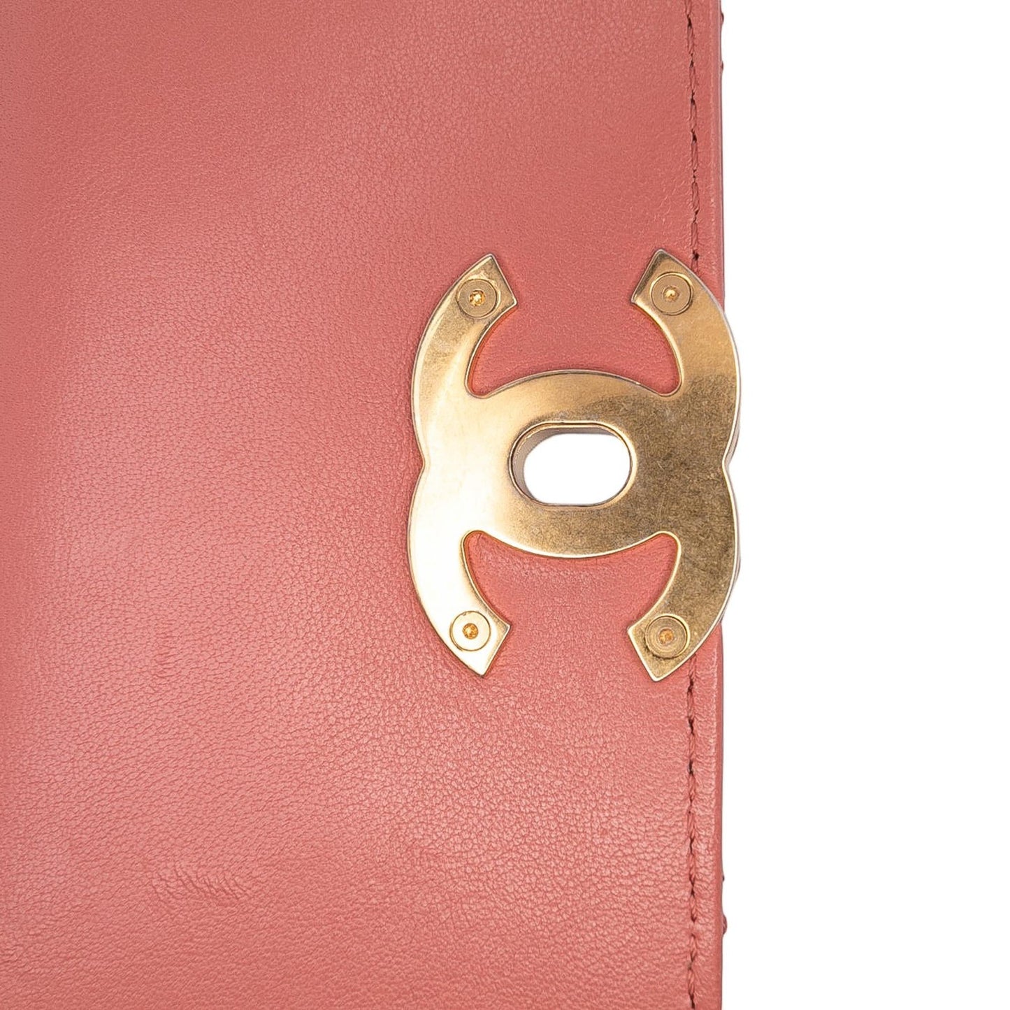 Chanel Quilted Lambskin Chain Infinity Top Handle Bag
