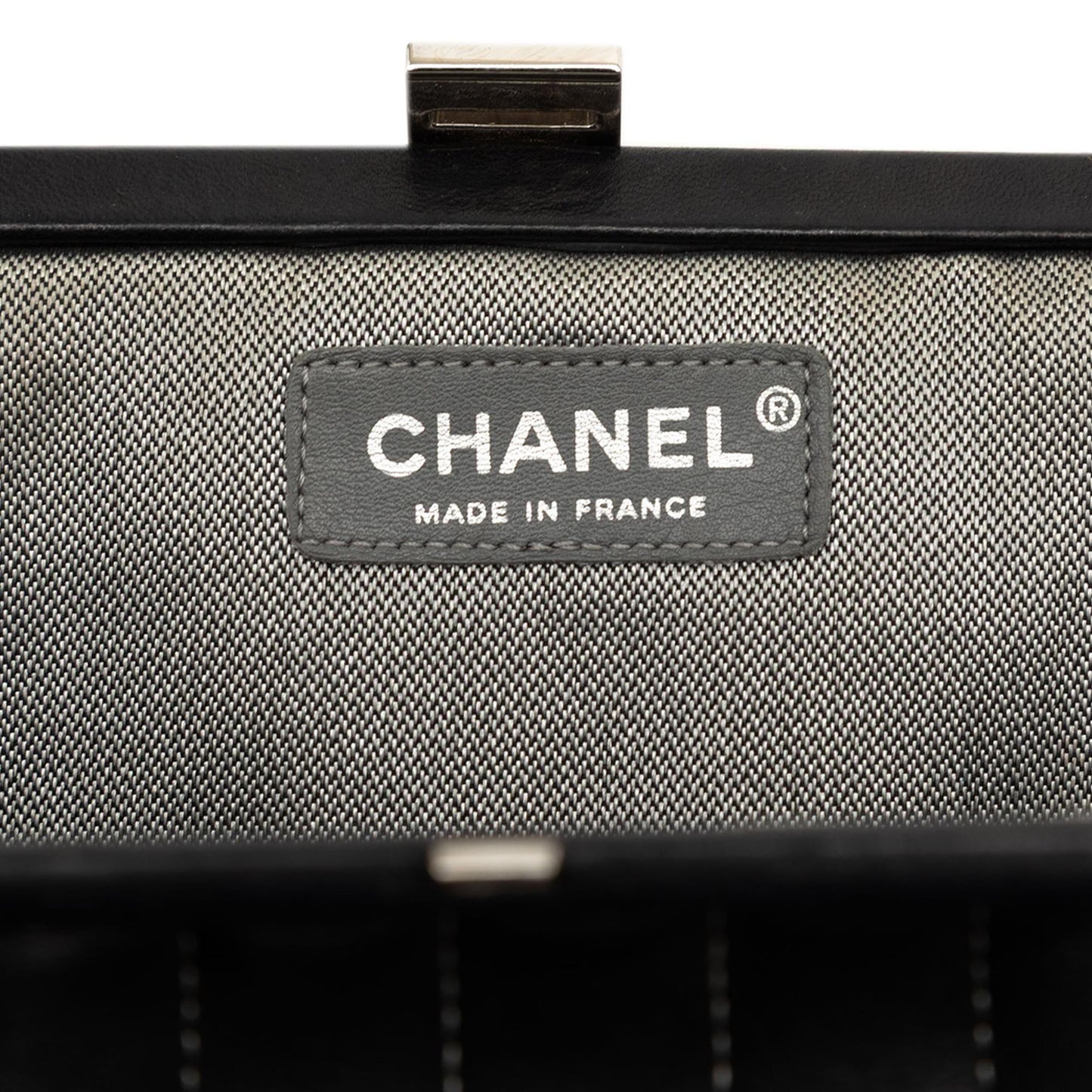 Chanel Quilted Lambskin Mademoiselle Ligne Clutch