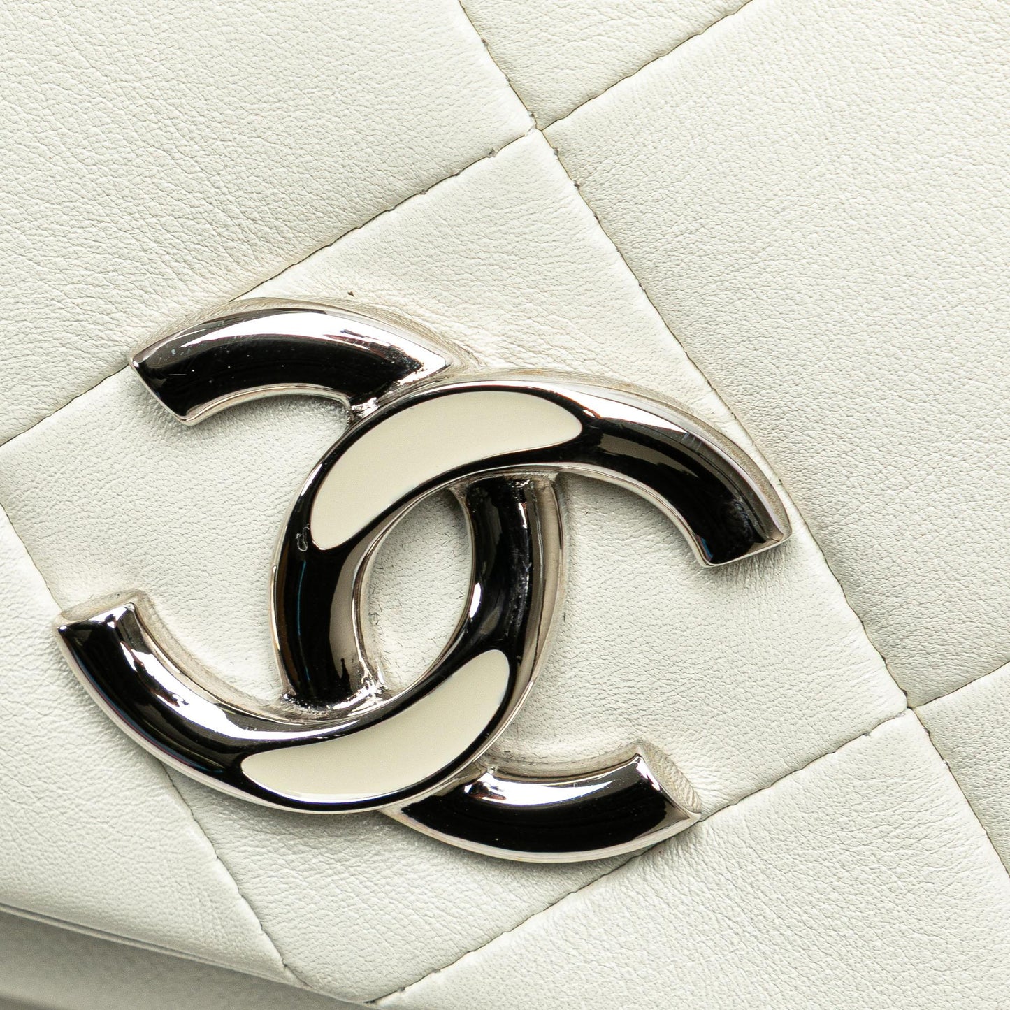 Chanel Quilted Lambskin Pillow Soft Enamel CC Flap