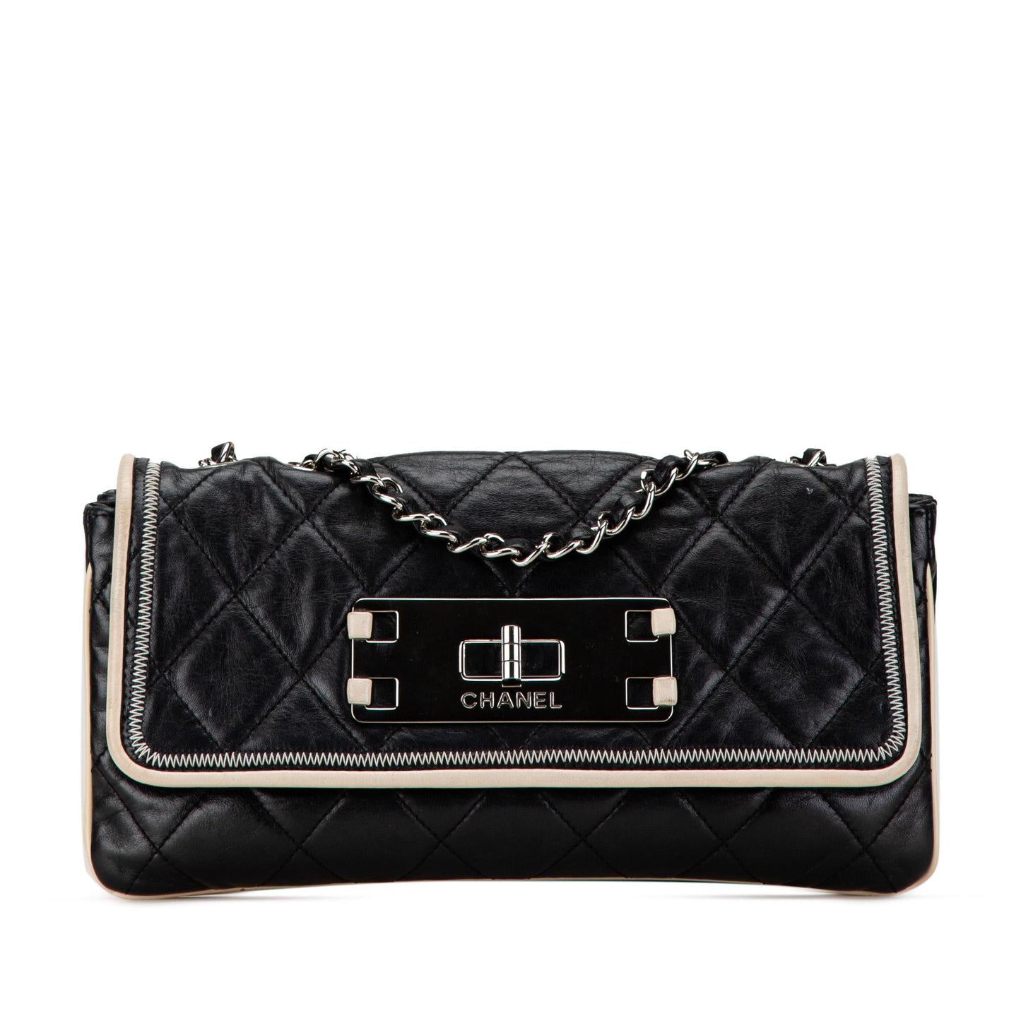 Chanel Quilted Lambskin Reissue East West Flap