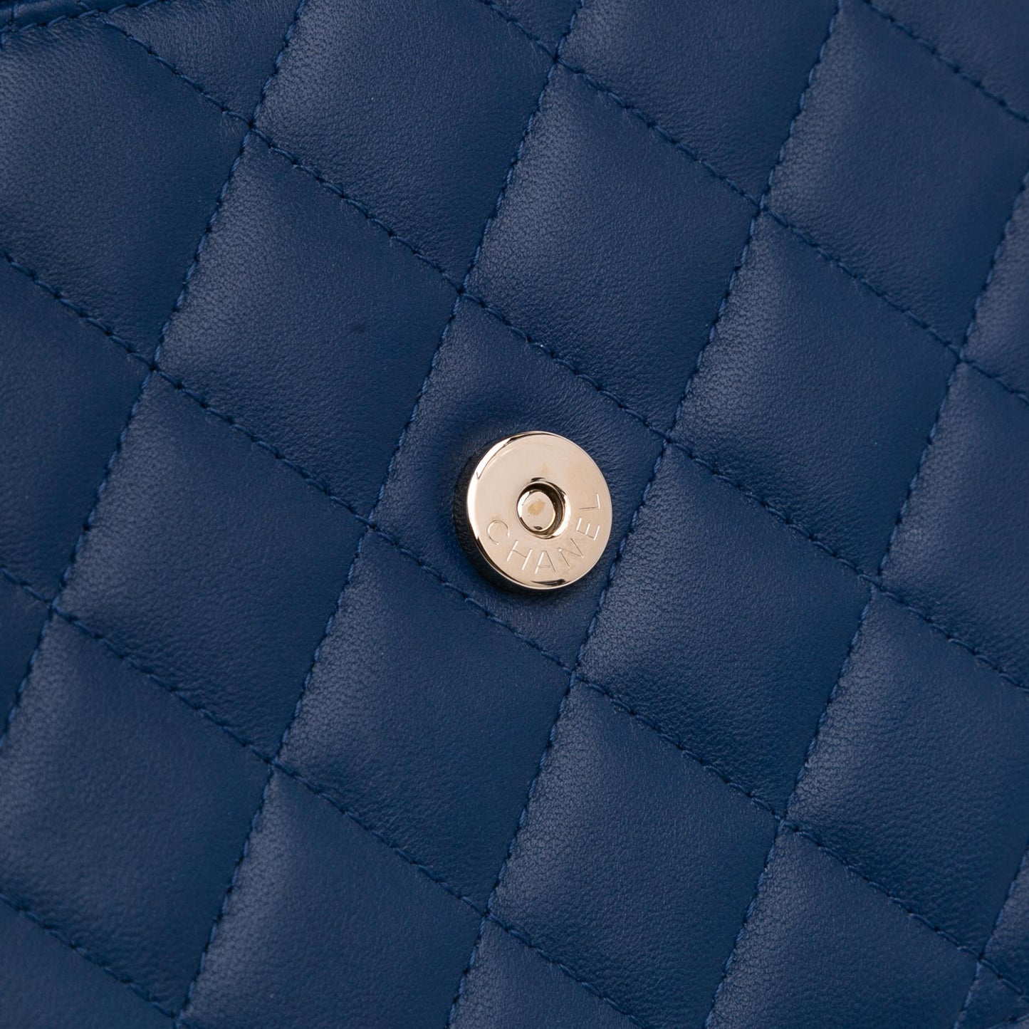 Chanel Quilted Lambskin Square Wallet on Chain