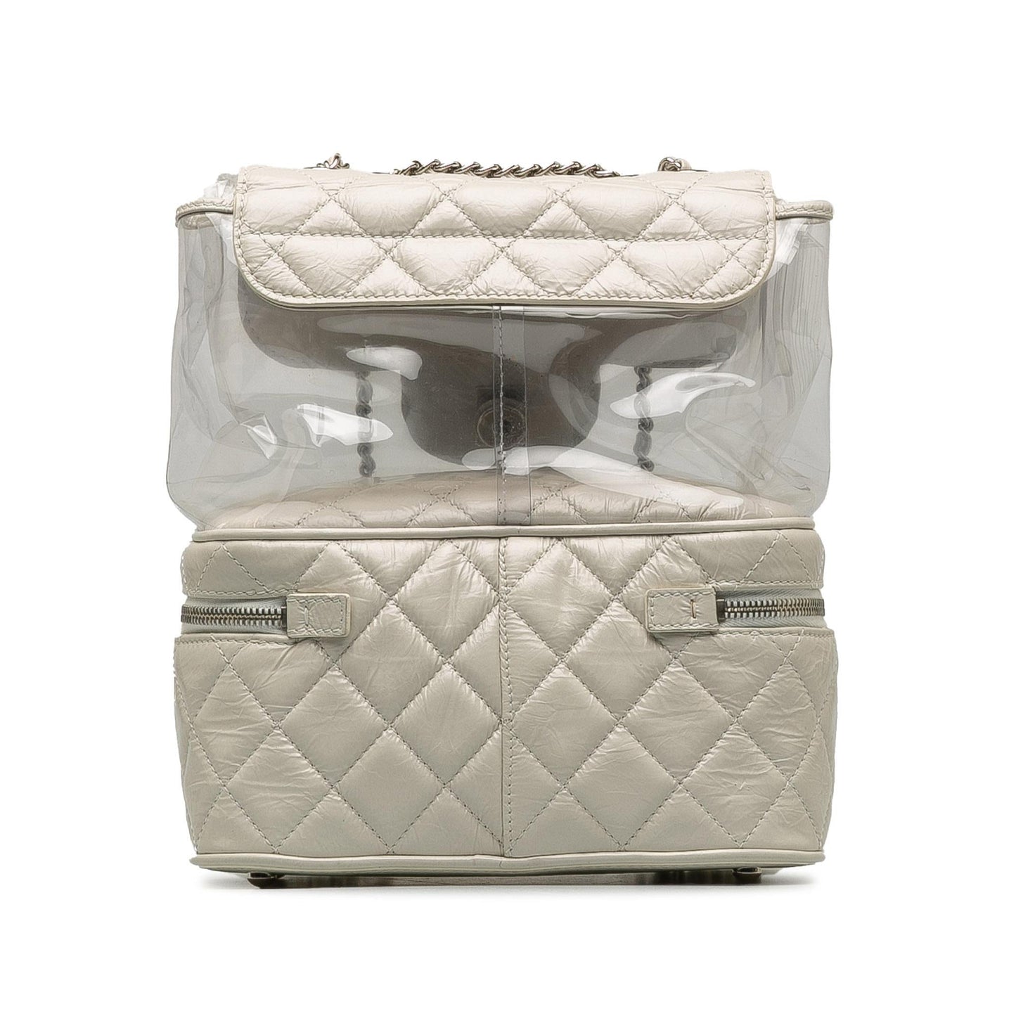 Chanel Quilted Lambskin and PVC Aquarium Backpack