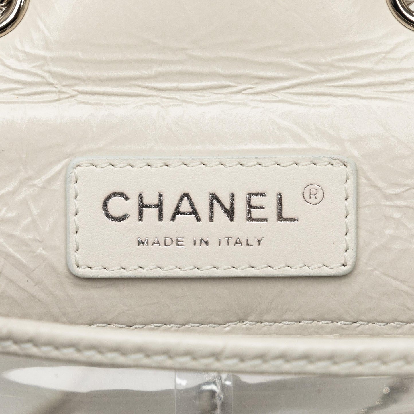 Chanel Quilted Lambskin and PVC Aquarium Backpack